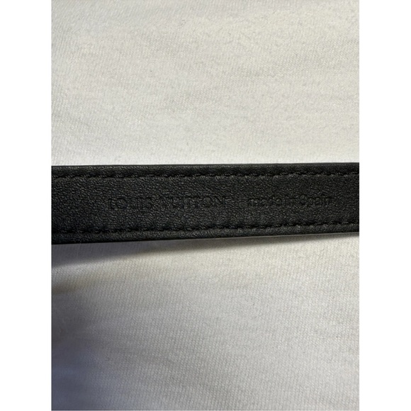 Louis Vuitton Slim Monogram Double Wrapped Bracelet + Signature LV Logo in Black - Picture 3 of 11